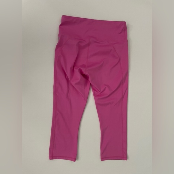 Fabletics High Waisted Ultracool Crop Hot Pink LEGGING M - Picture 8 of 10